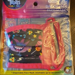 5/25 Trolls World Tour face mask